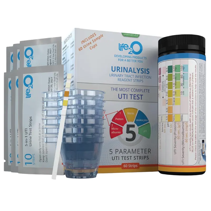 60-Count 5-In-1 Urine Infection Uti Test Strips Kit 1