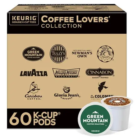 60 Keurig Coffee Lover’S Collection Variety Pack K-Cup Pods 1