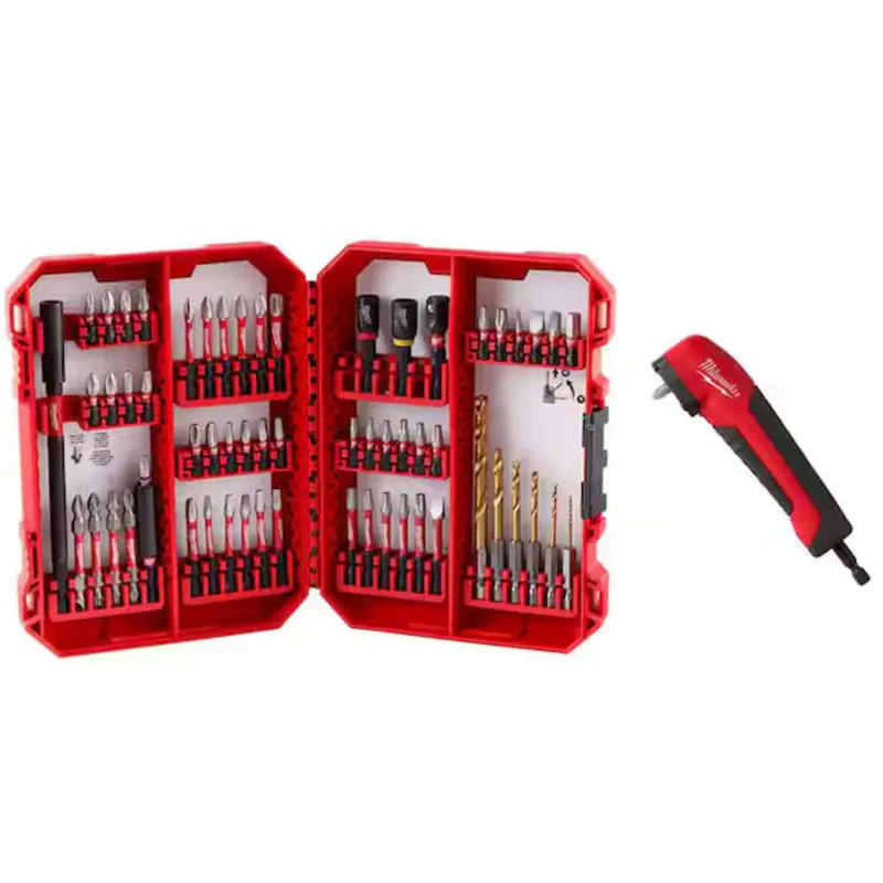 60-Piece Milwaukee Shockwave Impact-Duty Alloy Steel Screw Driver Bit Set 1