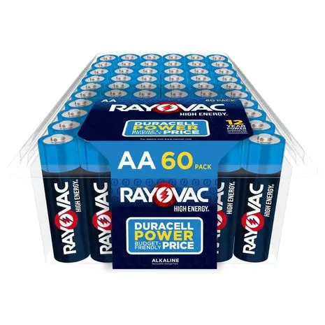 60 Rayovac Aa Alkaline Batteries 1