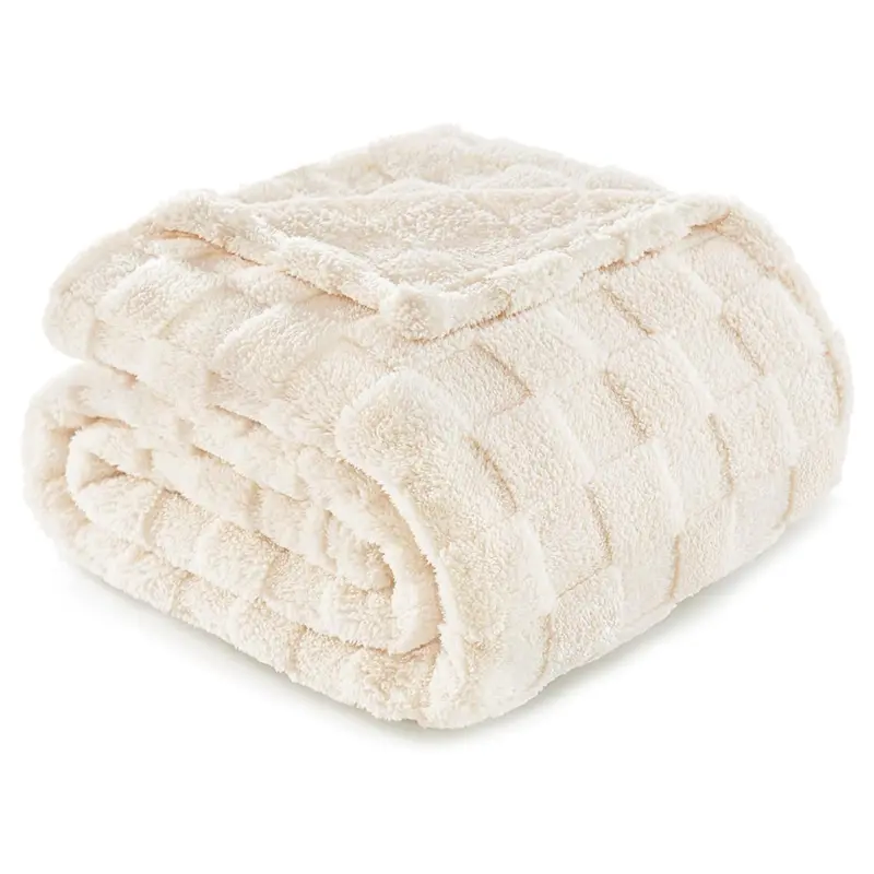 60" X 50" Exclusivo Super Soft Mezcla Fleece Throw Blanket 1