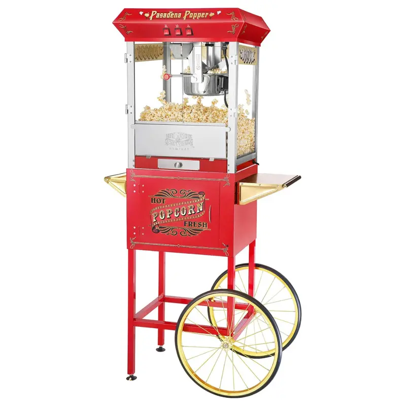 60"H Pasadena Popcorn Machine With Cart 1