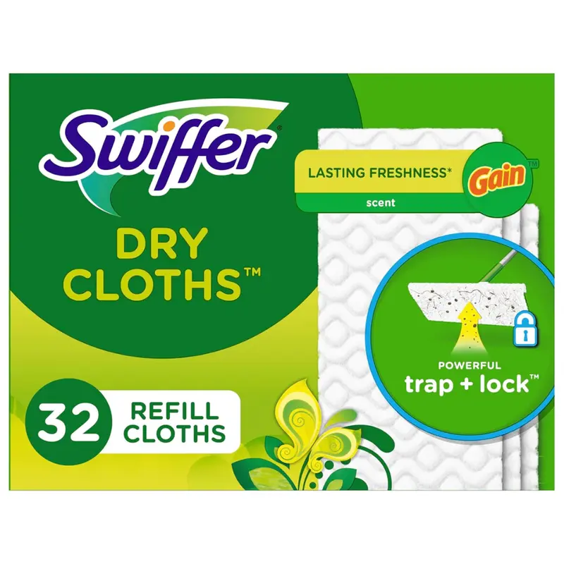 64-Count (2Pk X 32Ct) Swiffer Sweeper Dry Sweeping Cloth Refills 1