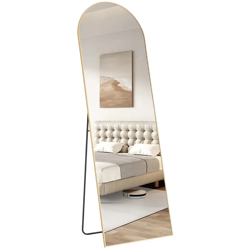 64"X 21" Arched Full Body Length Standing Mirror (2 Colors) 1
