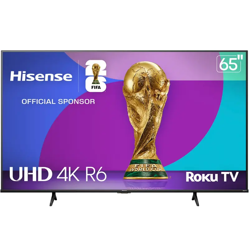 65" Hisense R6 Series 4K Ultra Hdr Smart Led Roku Tv 1
