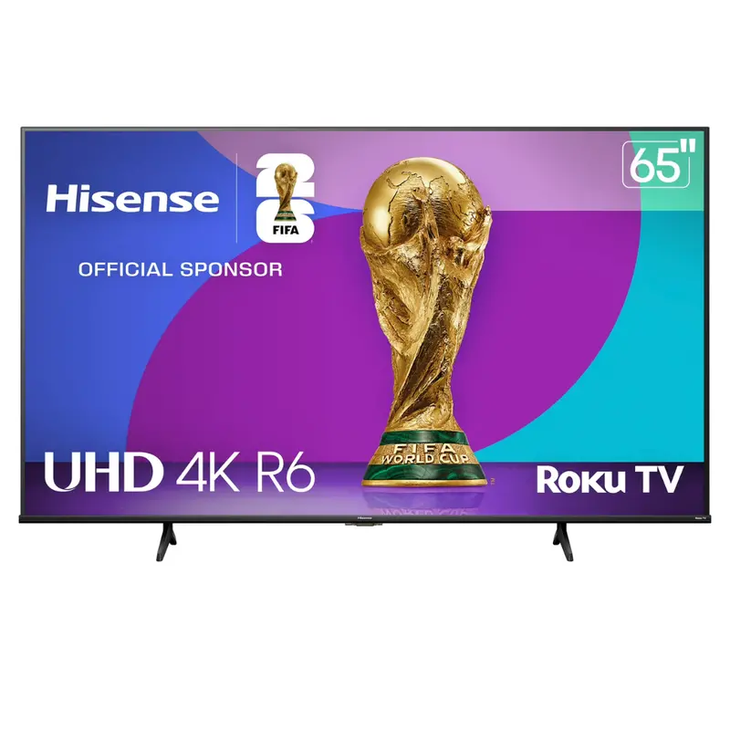 65" Hisense R6 Series 4K Ultra Hdr Smart Led Roku Tv 1
