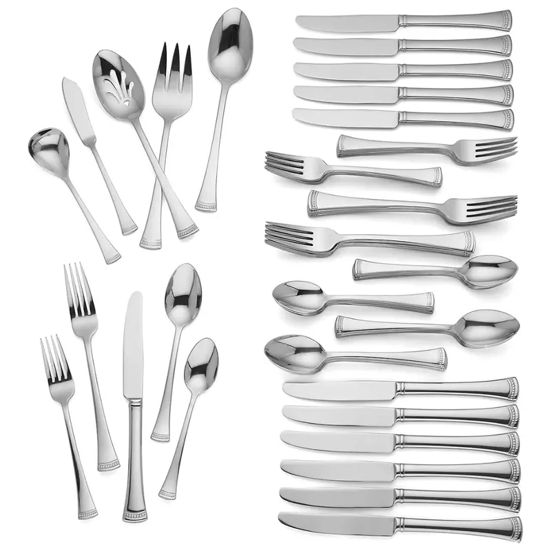 65-Piece Lenox Portola Flatware Set (Service For 12) 1