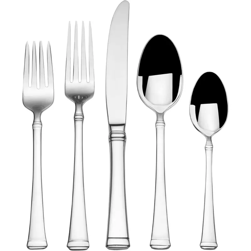 65-Piece Mikasa Harmony 18/10 Stainless Steel Silverware Set 1