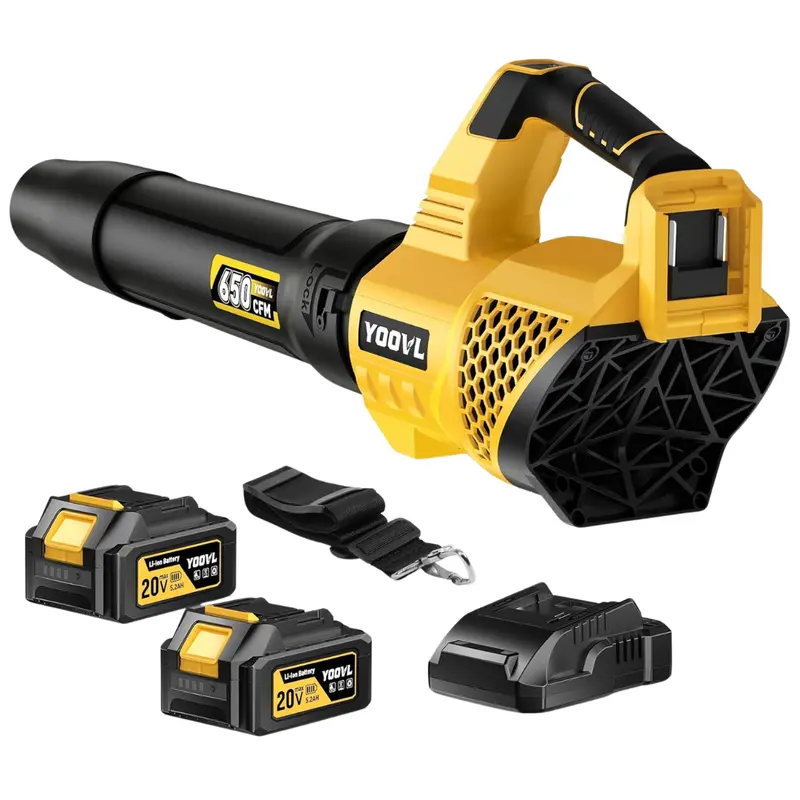 650 Cfm Cordless E-Blower With 2X5.2Ah Batteries & Charger (Various) 1