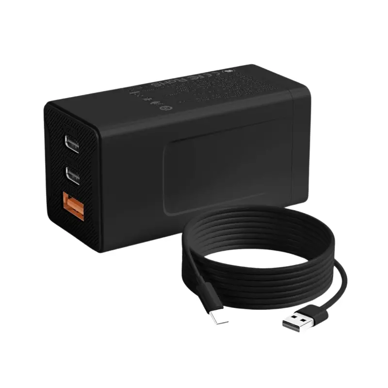 65W 3-Port Pd Fast Usb C Charger 1