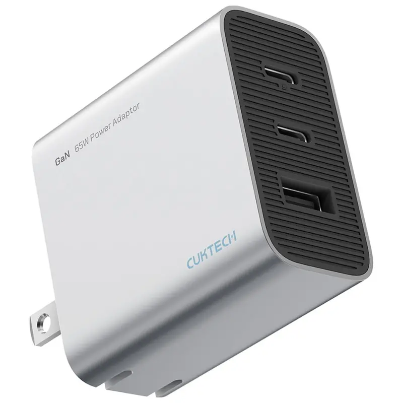65W Cuktech Gan Iii 3-Port Usb Wall Charger 1