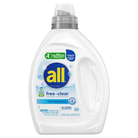 66 Loads All Free Clear Laundry Detergent 1