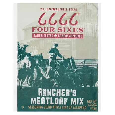 6666 Four Sixes Rancher's Meatloaf Seasoning Mix 1