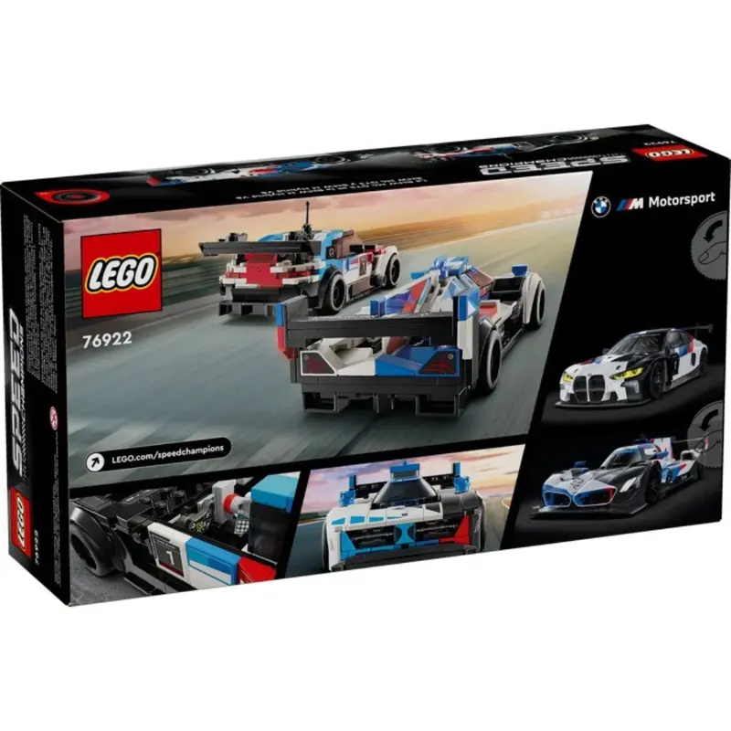 676-Pieces Lego Bmw M4 Gt3 & Bmw M Hybrid V8 Race Car 1