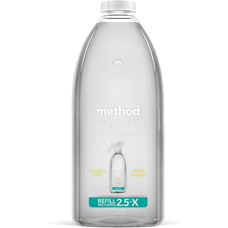 68-Oz Method Eucalyptus Mint Daily Shower Cleaner Refill 1