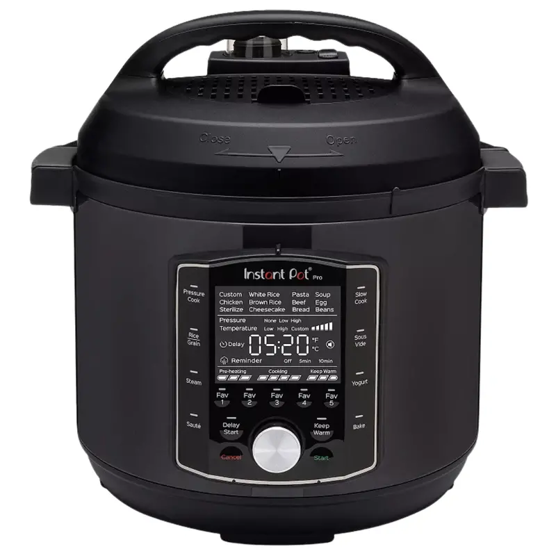6Qt Instant Pot Pro 10-In-1 Pressure Cooker (Matte Black) 1