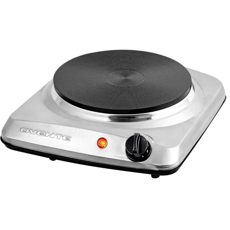 7.25'' Ovente 1000W Single Hot Plate Electric Cast Iron Stove 1