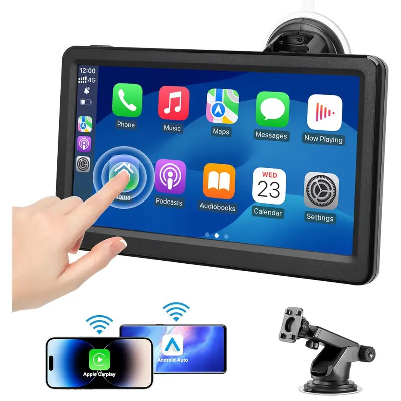 7" Hd Touch Screen Portable Car Stereo 1