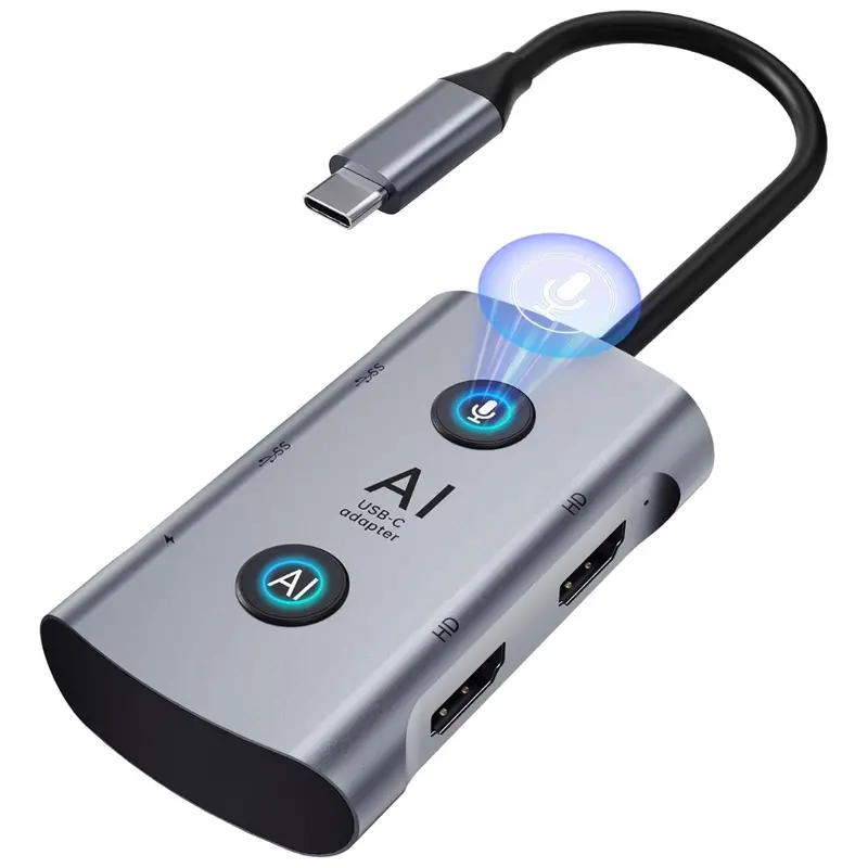 7-In-1 Ai Usb C Dual 4K 100W Pd Docking Station 1