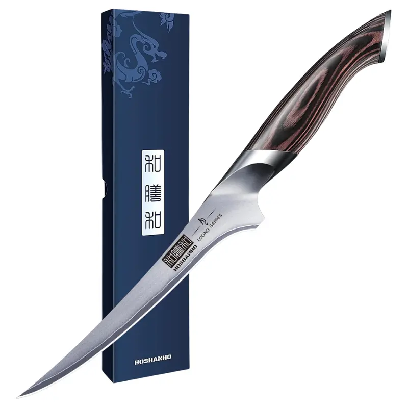 7" Japanese Stainless Steel Super Sharp Fillet Knife 1