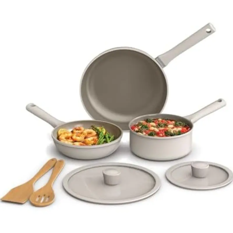 7-Piece Bella Evergood Ceramic Nonstick Coating Cookware Set 1