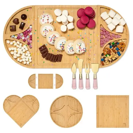 7-Piece Charcuterie Board Serving Set 1