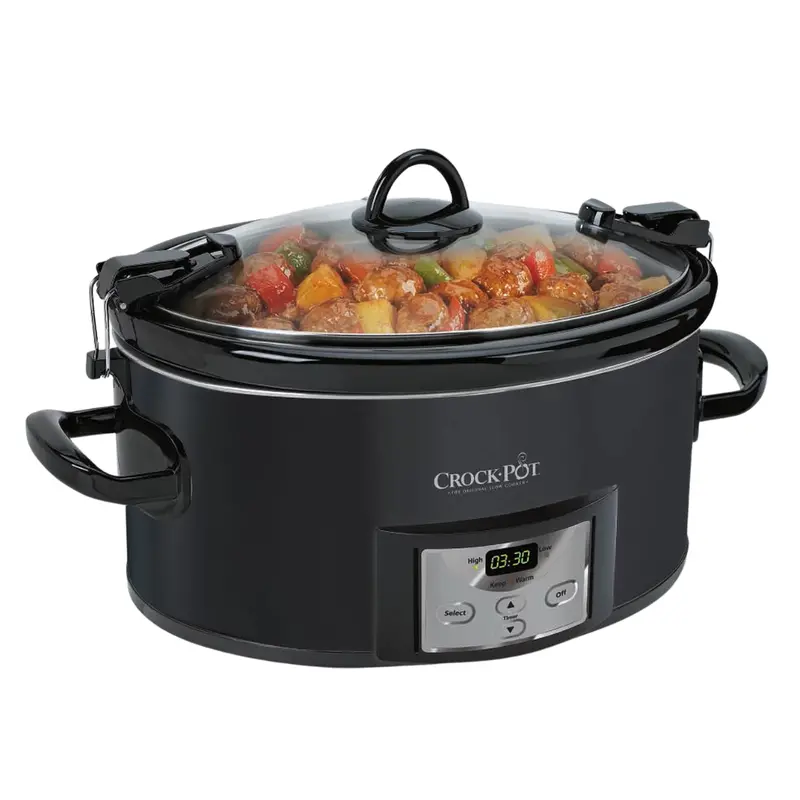 7-Qt Crockpot Countdown Cook & Carry Slow Cooker + $10 Kohls Cash 1