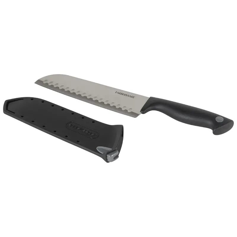 7" Santoku Knife With Self-Sharpening Cover 1
