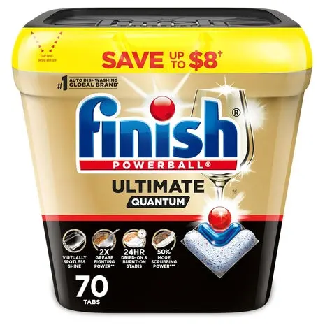 70 Finish Ultimate Quantum Dishwasher Pods 1