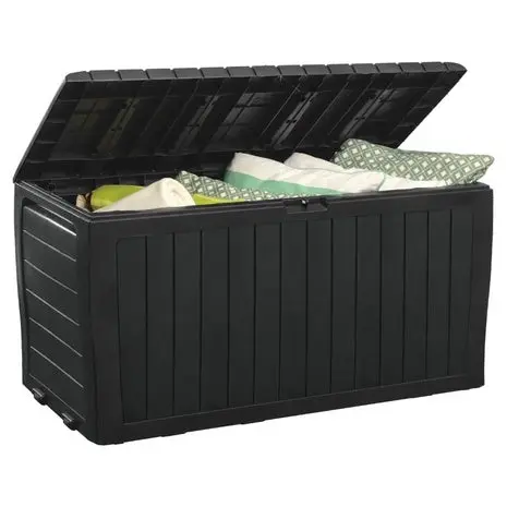 71 Gallon Keter Outdoor Resin Storage Deck Box 1