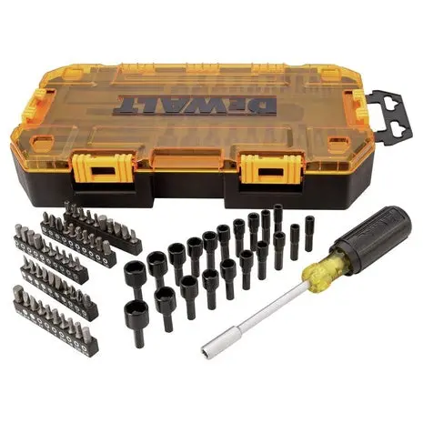 71-Piece Dewalt Screwdriver Bit Set With Nut Drivers 1