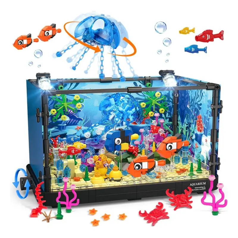 725-Pieces Creative Aquarium Toy With Jellyfish 1