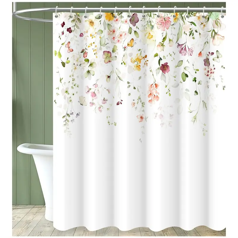 72"W X 84"H Long Shower Curtain 1