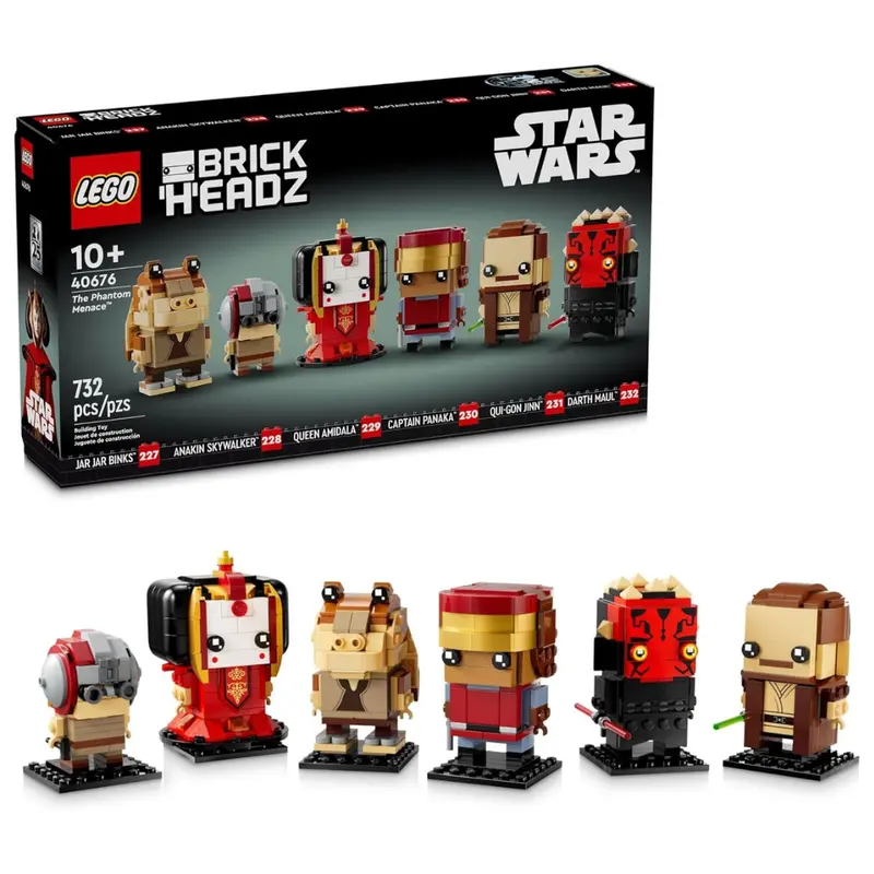 732-Piece Lego Brickheadz: Star Wars The Phantom Menace (40676) 1