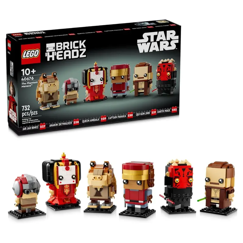 732-Piece Lego Brickheadz: Star Wars The Phantom Menace (40676) 1
