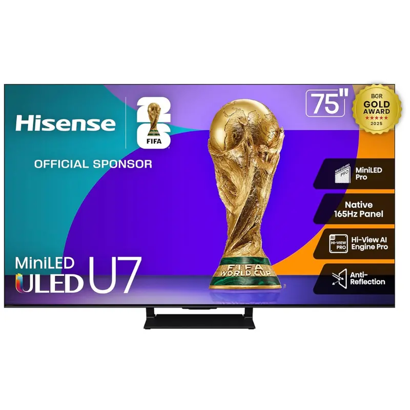 75" Hisense U7 Series 4K Ultra Hdr Smart Mini-Led Uled Google Tv 1