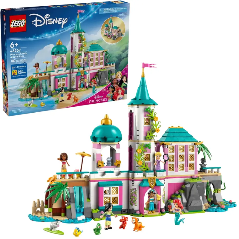 787-Piece Lego Disney: Disney Princess - Princess Castle & Royal Pets 1