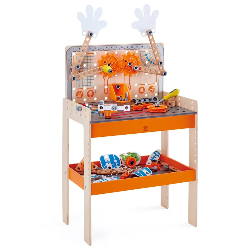 79-Piece Hape Deluxe Scientific Workbench Building Set 1