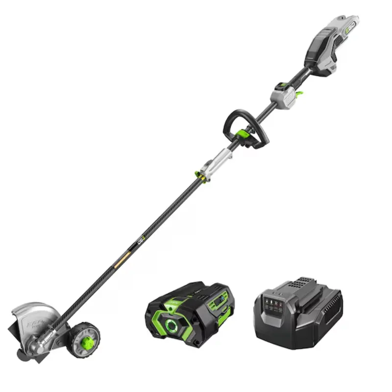 8" Ego Power+ 56V Lawn Edger W/ 4Ah Battery/Charger + Trimmer Attachment 1