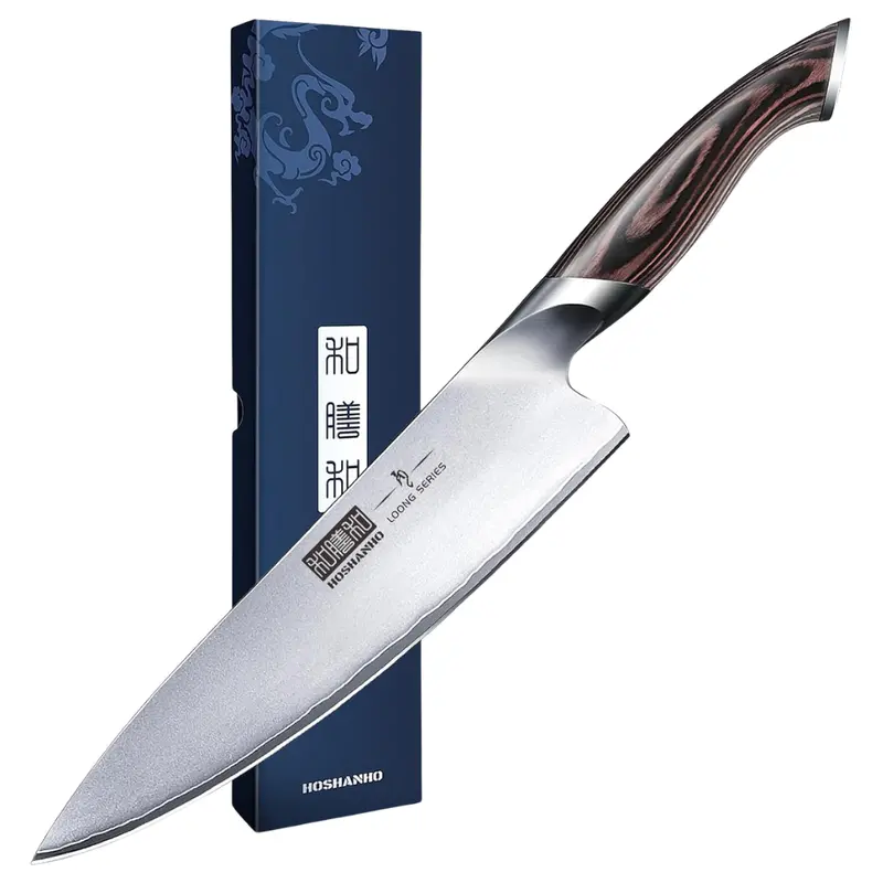 8" High Carbon Steel Non Slip Ultra Sharp Kitchen Knife 1