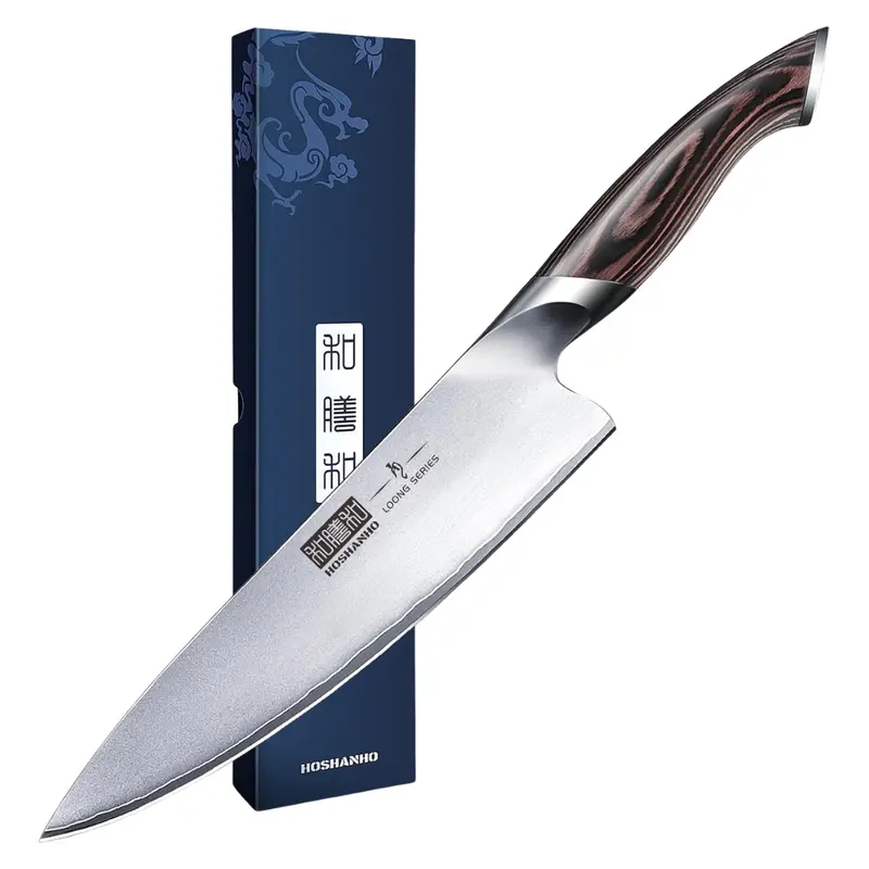 8" High Carbon Steel Non Slip Ultra Sharp Kitchen Knife 1