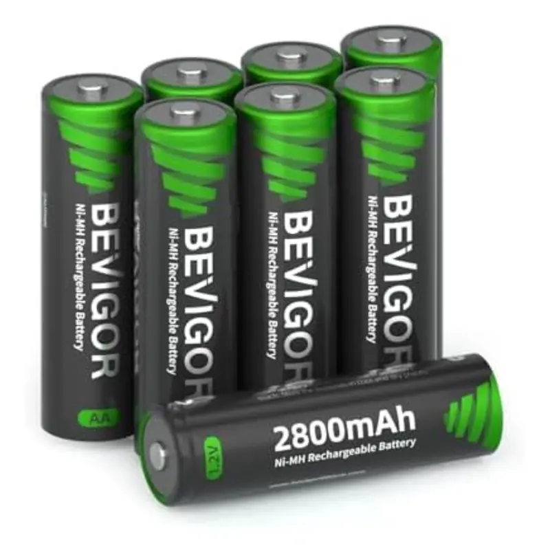 8-Pack 2800Mah Rechargeable Aa Batteries 1
