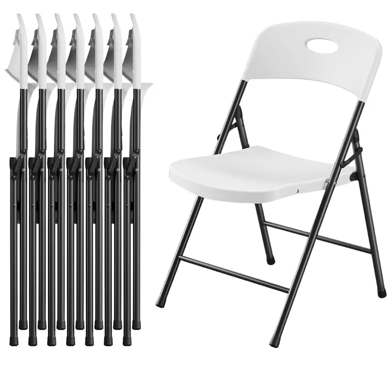 8-Pack Heavy Duty Folding Chairs 1