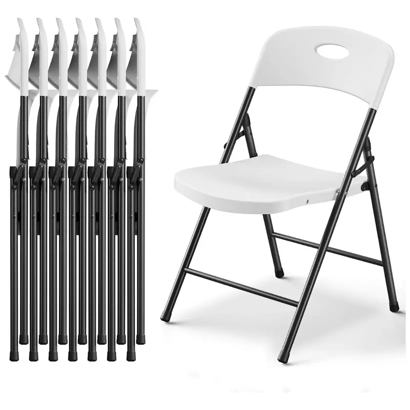 8-Pack Heavy Duty Folding Chairs 1