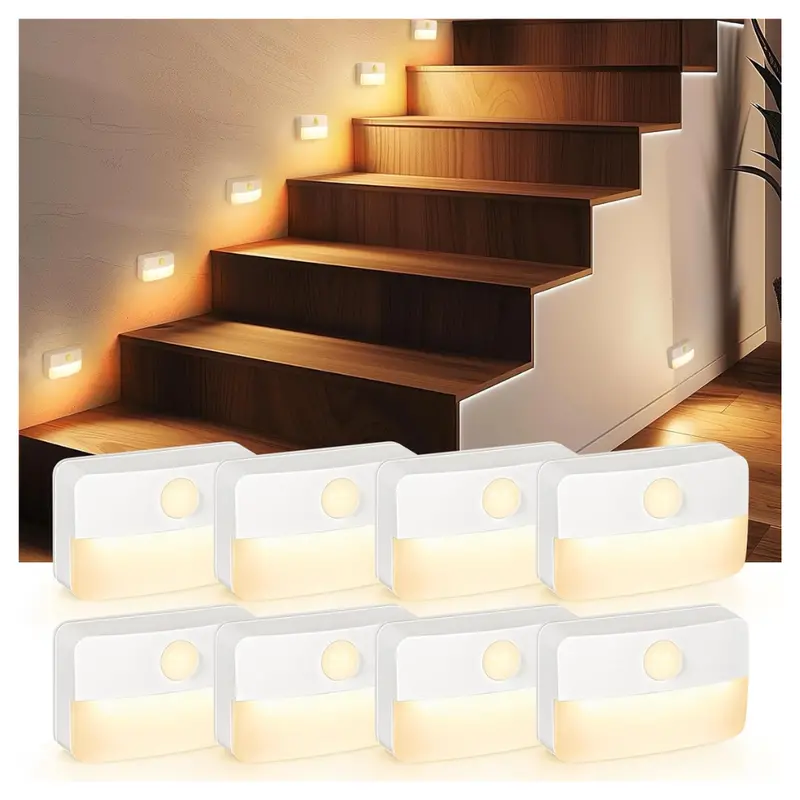 8-Pack Motion Sensor Stair Lights 1