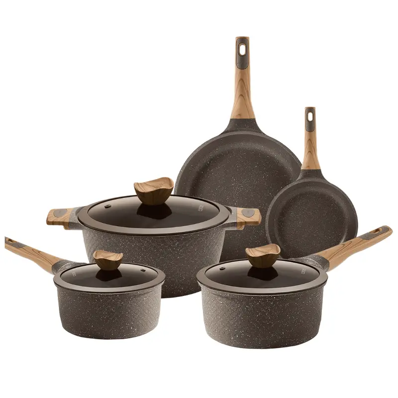 8-Piece Carote Nonstick Granite Cookware Sets 1