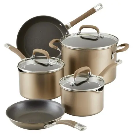 8-Piece Circulon Premier Professional Hard-Anodized Nonstick Induction Cookware Set 1
