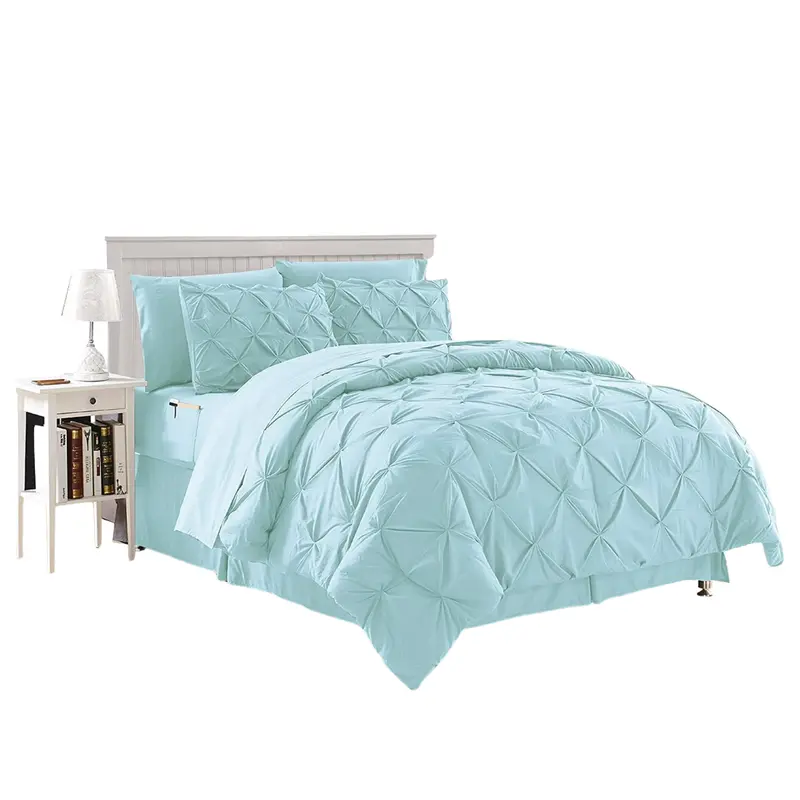 8-Piece Elegant Comfort Double Sided Comforter Set (Full/Queen) 1
