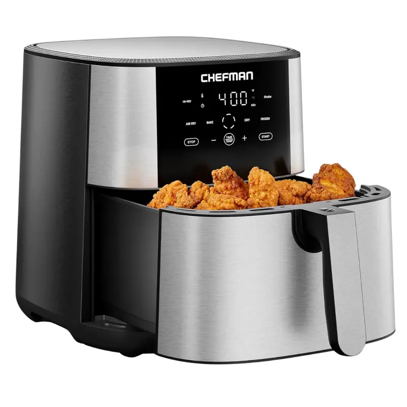 8-Quart One-Touch Digital Controls Nonstick Turbo Air Fryer 1