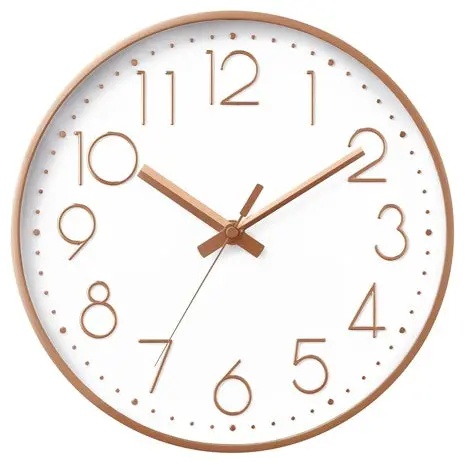 8" Silent Non-Ticking 3D Wall Clock 1